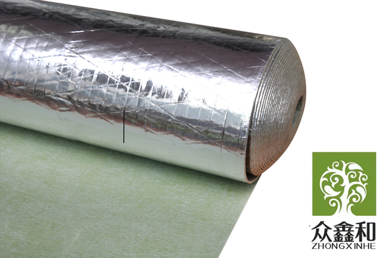 Silver Film High End Rubber Floor Underlayment  Soundproof For Laminate Flooring