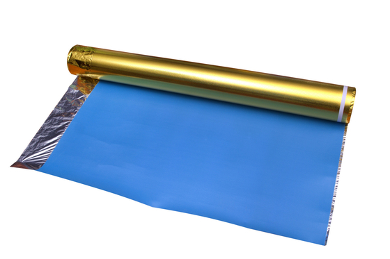 3mm Blue  Floating Floor Underlay Ixpe Foam Underlay Golden Film